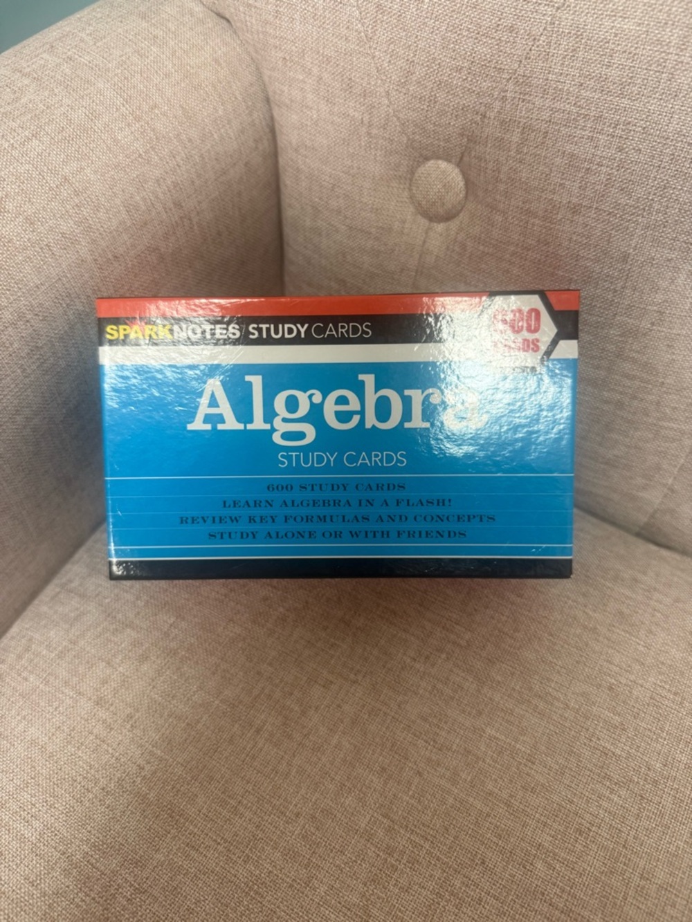 Spark Notes Algebra Study Cards 600 Cards Excellent Condition